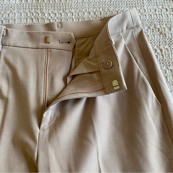 Uniqlo Smart Ankle Pants 2-Way Stretch Size Small Light Pink Office Casual Comfy - Picture 7 of 11